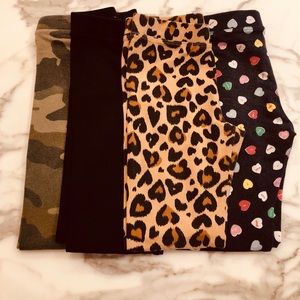 Crew cute leggings bundle - size 6